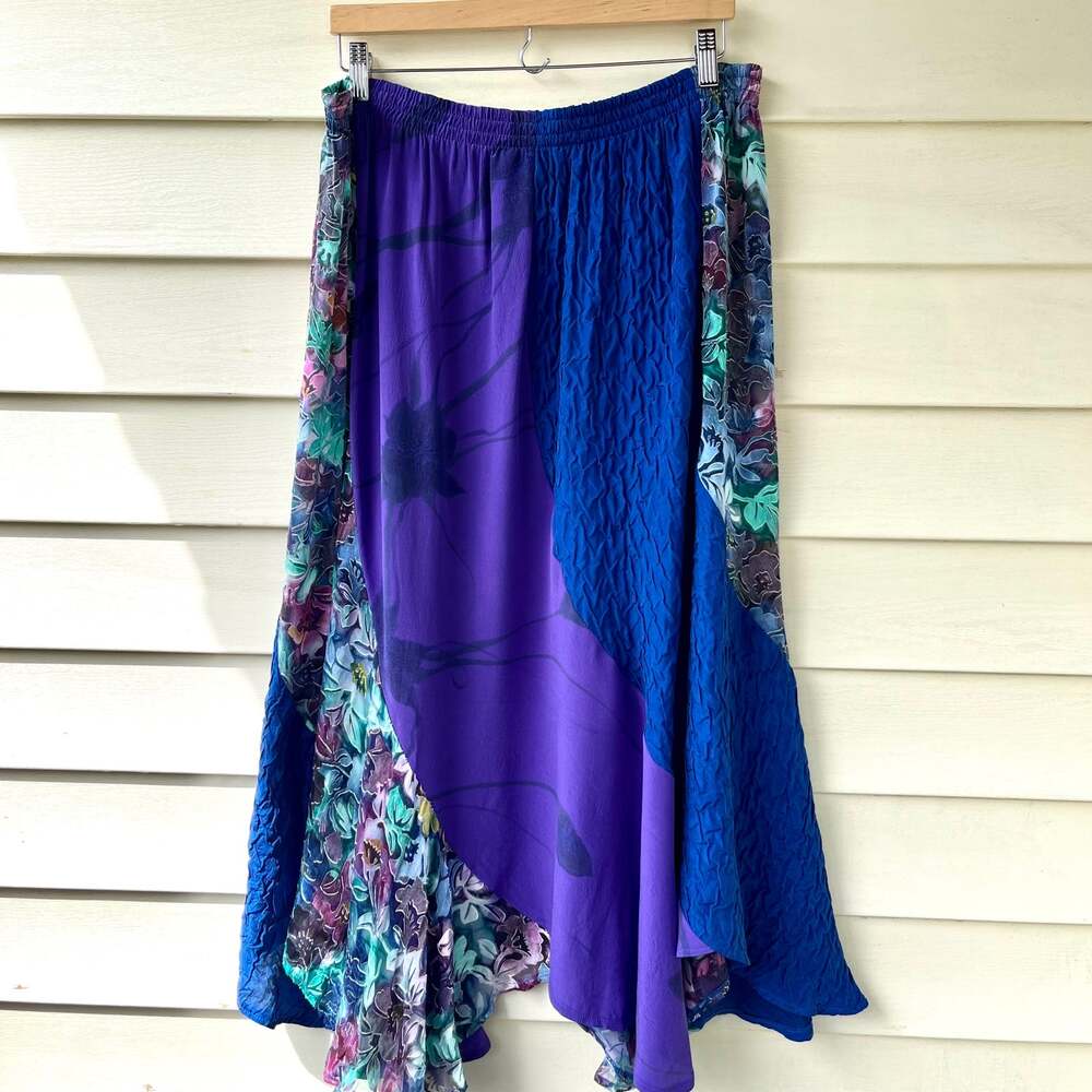 Vintage Blackfish Studio Handpainted Semi Sheer Skirt - Picture 4 of 4